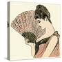 Woman Holding a Fan 1889-null-Stretched Canvas