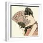 Woman Holding a Fan 1889-null-Framed Art Print