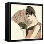 Woman Holding a Fan 1889-null-Framed Stretched Canvas