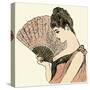 Woman Holding a Fan 1889-null-Stretched Canvas