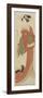 Woman Holding a Roll of Paper-Kikukawa Eizan-Framed Premium Giclee Print