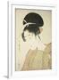 Woman Holding a Round Fan, C.1797-Kitagawa Utamaro-Framed Giclee Print