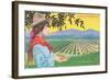 Woman Holding Almonds, California-null-Framed Art Print