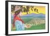 Woman Holding Almonds, California-null-Framed Art Print