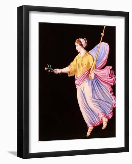 Woman Holding an Olive Branch-null-Framed Giclee Print