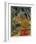 Woman, Holding Fruit (Where Do You Go?), 1893-Paul Gauguin-Framed Premium Giclee Print