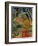 Woman, Holding Fruit (Where Do You Go?), 1893-Paul Gauguin-Framed Giclee Print