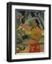 Woman, Holding Fruit (Where Do You Go?), 1893-Paul Gauguin-Framed Giclee Print