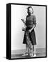 Woman Holding Golf Club and Golf Bag-Philip Gendreau-Framed Stretched Canvas