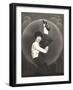 Woman Holding Her Legs Up in the Air, 1930s-null-Framed Photo