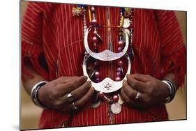 Woman Holding Tribal Jewelry, Chiang Rai, Thailand-Dallas and John Heaton-Mounted Photographic Print