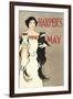 Woman Holding Two Cats-null-Framed Art Print