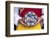 Woman Holding Wooden Plate, China-Dallas and John Heaton-Framed Photographic Print