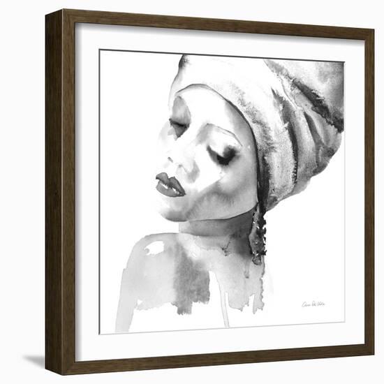 Woman I BW Crop-Aimee Del Valle-Framed Art Print