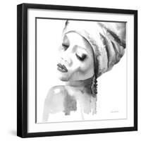 Woman I BW Crop-Aimee Del Valle-Framed Art Print