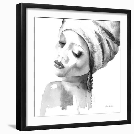 Woman I BW Crop-Aimee Del Valle-Framed Art Print