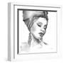 Woman II BW Crop-Aimee Del Valle-Framed Art Print