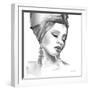 Woman II BW Crop-Aimee Del Valle-Framed Art Print