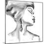 Woman III BW Crop-Aimee Del Valle-Mounted Art Print