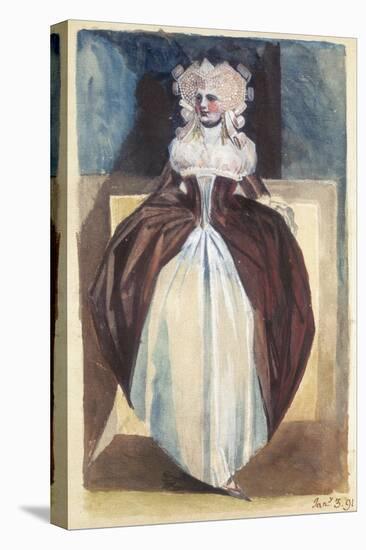 Woman in 17th Century Costume, 1791-Henry Fuseli-Stretched Canvas