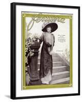 Woman in 1910-null-Framed Photographic Print