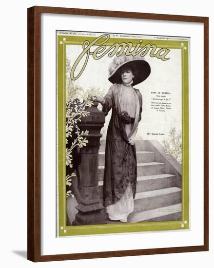 Woman in 1910-null-Framed Photographic Print