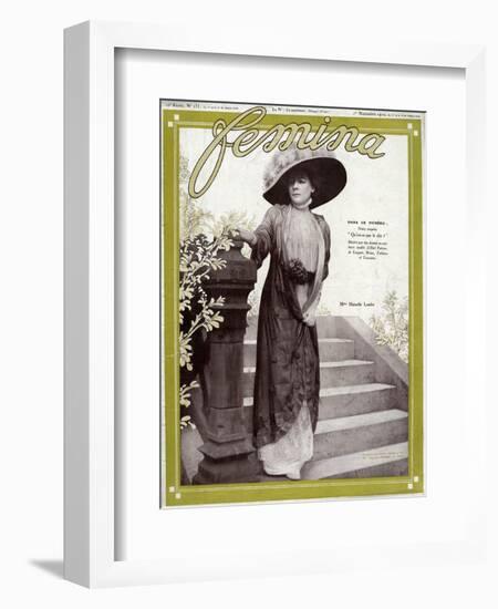 Woman in 1910-null-Framed Photographic Print