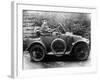 Woman in a 1911 Convertible Renault Ax, C1911-null-Framed Photographic Print