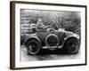 Woman in a 1911 Convertible Renault Ax, C1911-null-Framed Photographic Print