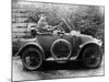 Woman in a 1911 Convertible Renault Ax, C1911-null-Mounted Photographic Print