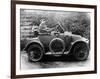 Woman in a 1911 Convertible Renault Ax, C1911-null-Framed Photographic Print