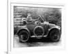 Woman in a 1911 Convertible Renault Ax, C1911-null-Framed Photographic Print