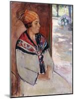 Woman in a Bandana at Prefailles; Femme Au Madras a Prefailles, 1922-Henri Lebasque-Mounted Giclee Print