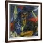 Woman in a Cafe: Compentrations of Lights and Planes-Umberto Boccioni-Framed Giclee Print