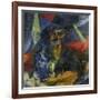 Woman in a Cafe: Compentrations of Lights and Planes-Umberto Boccioni-Framed Giclee Print