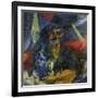 Woman in a Cafe: Compentrations of Lights and Planes-Umberto Boccioni-Framed Giclee Print