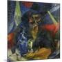 Woman in a Cafe: Compentrations of Lights and Planes-Umberto Boccioni-Mounted Giclee Print