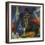 Woman in a Cafe: Compentrations of Lights and Planes-Umberto Boccioni-Framed Giclee Print