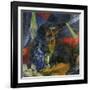 Woman in a Cafe: Compentrations of Lights and Planes-Umberto Boccioni-Framed Giclee Print