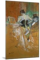 Woman in a corset, a study for Elles, 1896.-Henri de Toulouse-Lautrec-Mounted Giclee Print