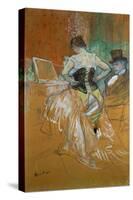 Woman in a corset, a study for Elles, 1896.-Henri de Toulouse-Lautrec-Stretched Canvas