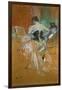 Woman in a corset, a study for Elles, 1896.-Henri de Toulouse-Lautrec-Framed Giclee Print