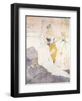 Woman in a Corset from 'Elles', 1896-Henri de Toulouse-Lautrec-Framed Giclee Print