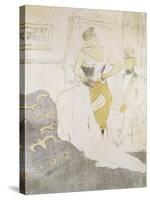 Woman in a Corset, from Elles; Femme En Corset, from Elles, 1896-Henri de Toulouse-Lautrec-Stretched Canvas