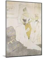 Woman in a Corset, from Elles-Henri de Toulouse-Lautrec-Mounted Giclee Print