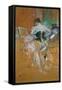 Woman in a Corset-Henri de Toulouse-Lautrec-Framed Stretched Canvas