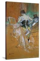 Woman in a Corset-Henri de Toulouse-Lautrec-Stretched Canvas