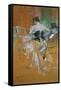 Woman in a Corset-Henri de Toulouse-Lautrec-Framed Stretched Canvas