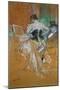 Woman in a Corset-Henri de Toulouse-Lautrec-Mounted Premium Giclee Print