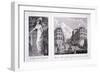 Woman in a Dress and London Street Scene, 1803-null-Framed Giclee Print